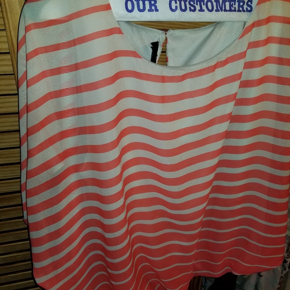 Women Peach crop blouse